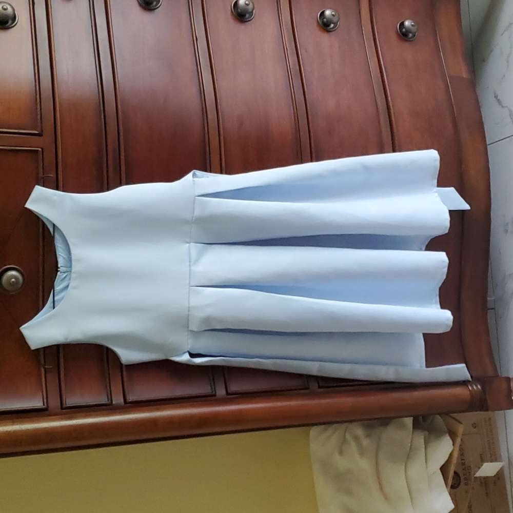 Baby blue dress